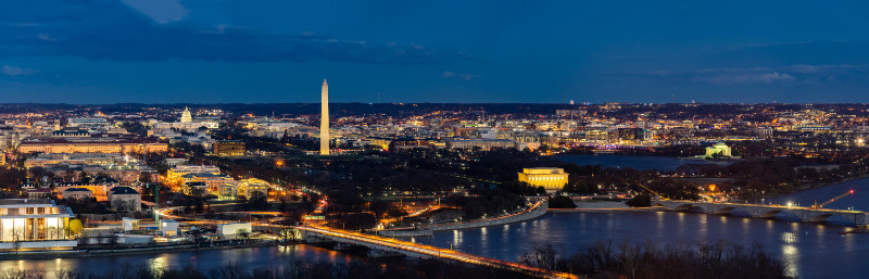 Aerial view of Washington